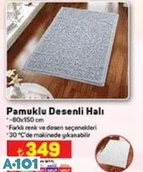 PAMUKLU DESENLİ HALI 80X150 CM PAMUKLU DESENLİ HALI 80X150 CM